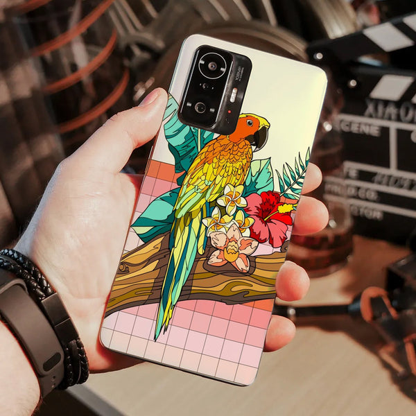 Husa compatibila cu Xiaomi Mi 11 Lite model A-parrot-ly Art, Silicon, TPU, Viceversa