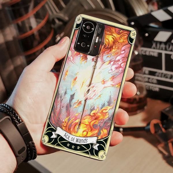 Husa compatibila cu Xiaomi Mi 11 Lite model Ace of wands, Silicon, TPU, Viceversa
