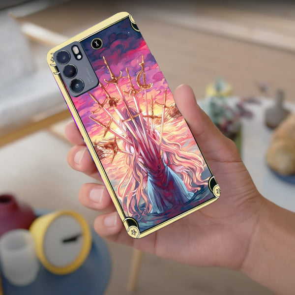 Husa compatibila cu Oppo Reno 5 4G model Ace of swords, Silicon, TPU, Viceversa