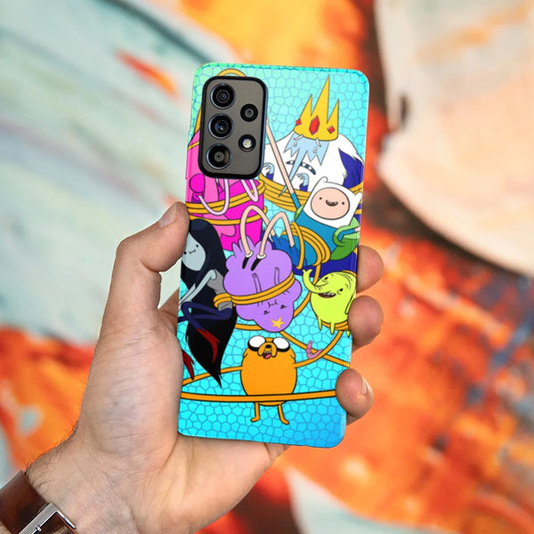 Husa compatibila cu Samsung Galaxy A53 5G model Adventure time fist bump, Silicon, TPU, Viceversa - Viceversa