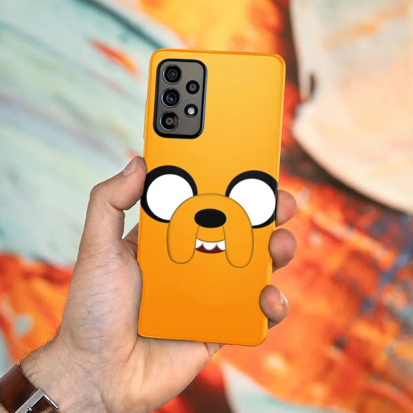 Husa compatibila cu Samsung Galaxy A53 5G model Adventure time Jake, Silicon, TPU, Viceversa - Viceversa