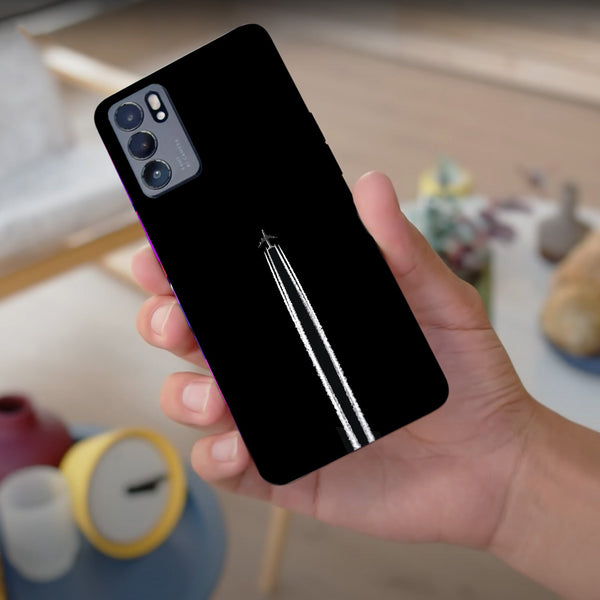 Husa compatibila cu Oppo Reno 5 4G model Airplane, Silicon, TPU, Viceversa