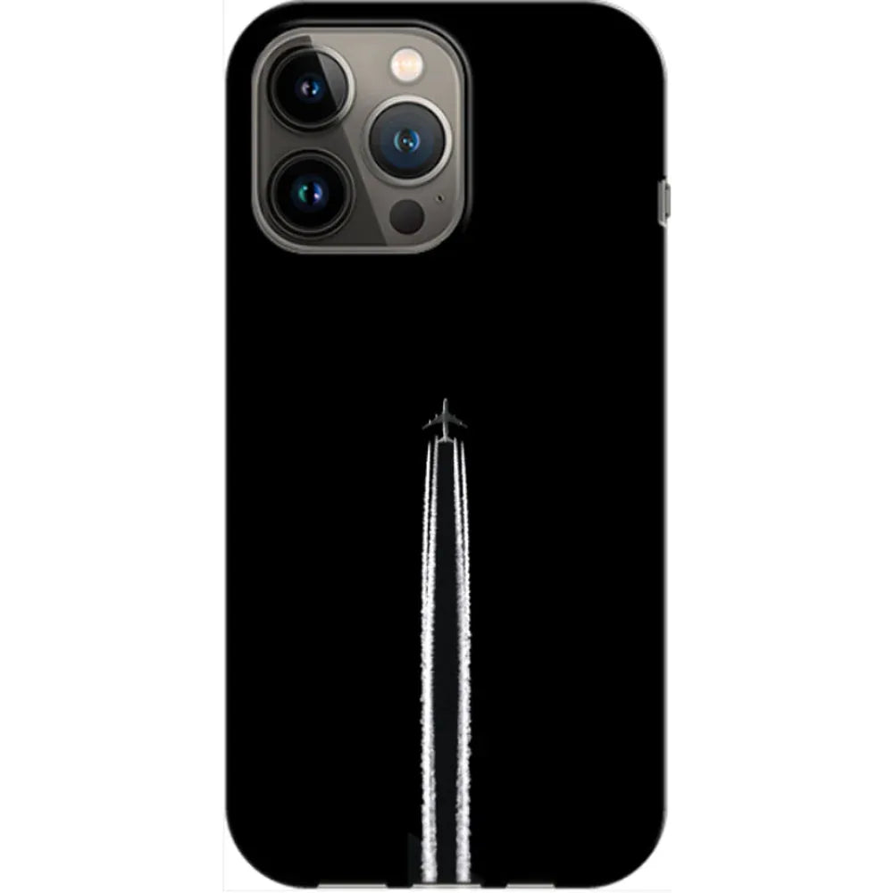 Husa compatibila cu Apple iPhone 14 model Airplane, Silicon, TPU, Viceversa - Viceversa