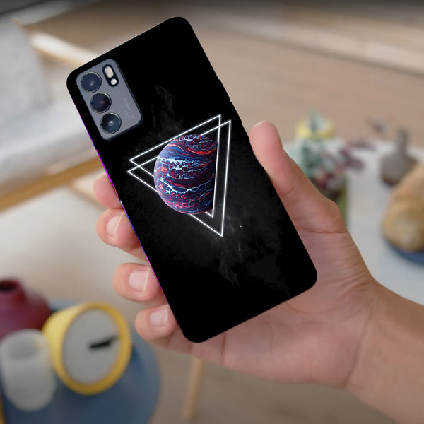 Husa compatibila cu Oppo Reno 5 4G model Alien Planet, Silicon, TPU, Viceversa