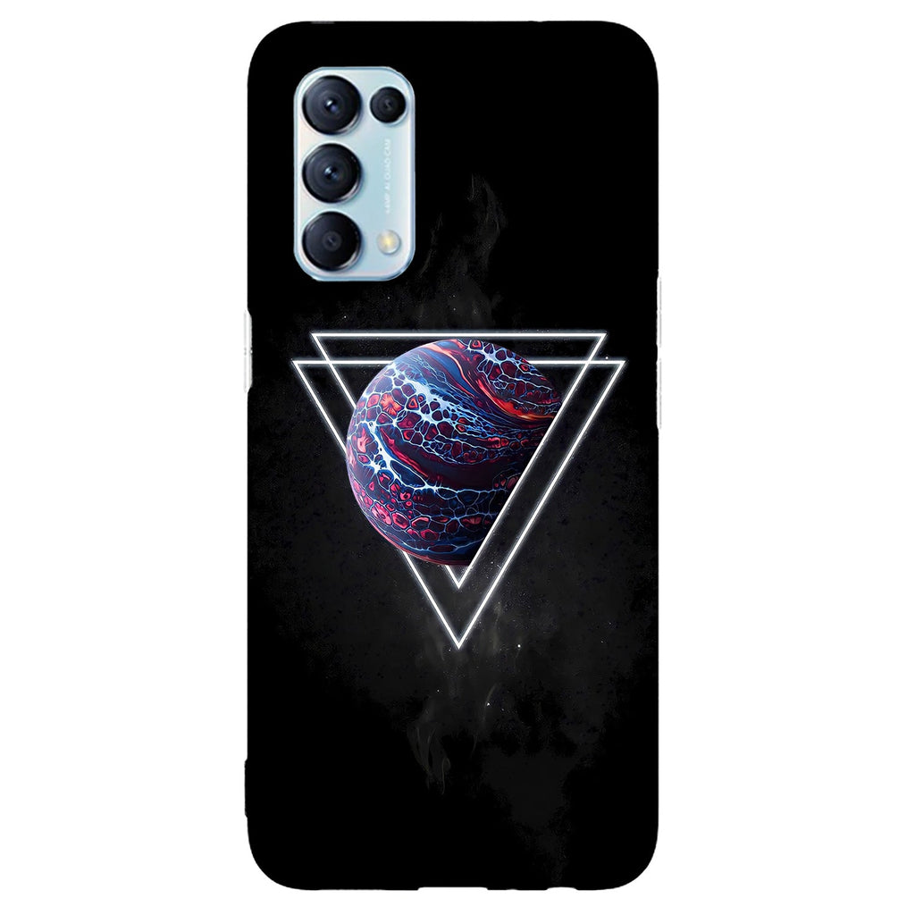 Husa compatibila cu Oppo Reno 5 4G model Alien Planet, Silicon, TPU, Viceversa