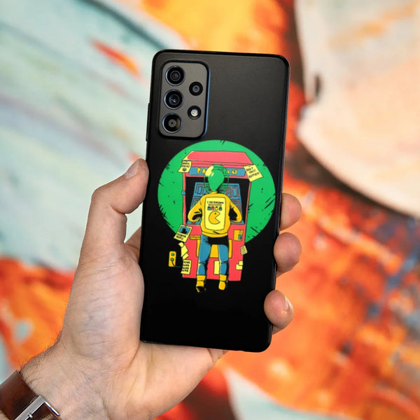 Husa compatibila cu Samsung Galaxy A53 5G model Alien pacman, Silicon, TPU, Viceversa - Viceversa