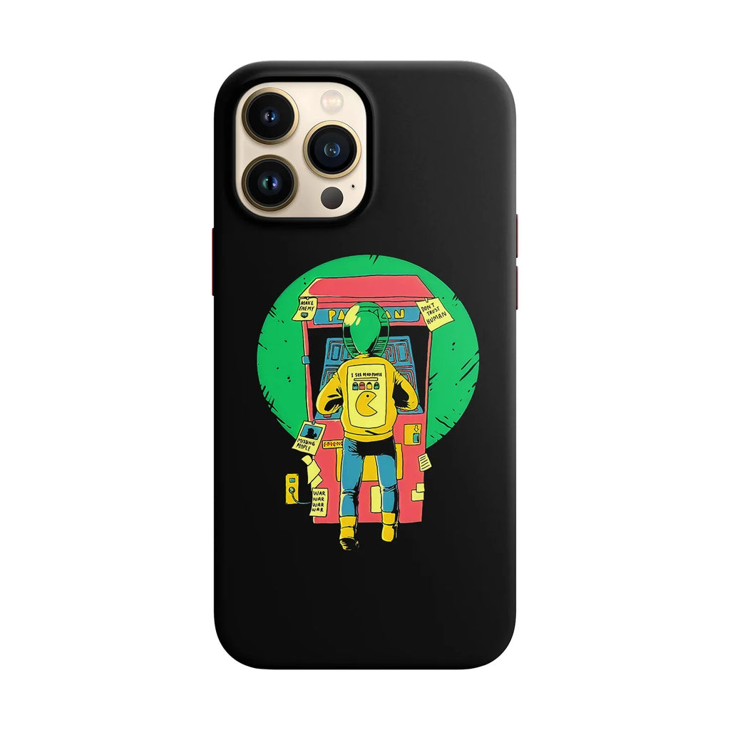 Husa compatibila cu Apple iphone 13 Pro model Alien pacman,Silicon, Tpu, Viceversa - Viceversa