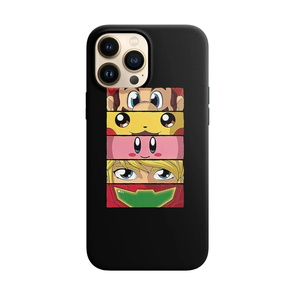 Husa compatibila cu Apple iPhone 13 model All eyes on Nintendo, Silicon, TPU, Viceversa - Viceversa