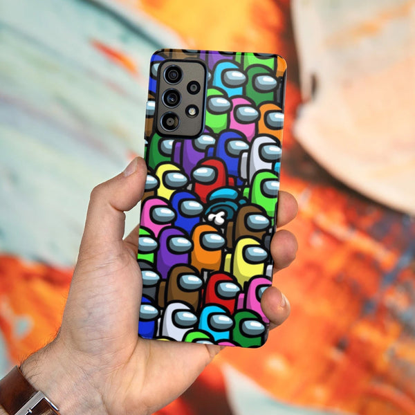 Husa compatibila cu Samsung Galaxy A73 5G model Among Us Red is sus, Silicon, TPU, Viceversa