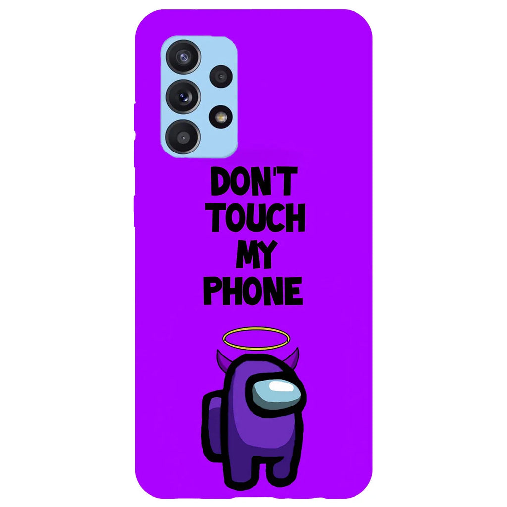 Husa Samsung Galaxy Galaxy A52s 5G model Among Us Don’t Touch My Phone, Silicon, TPU, Viceversa - Viceversa