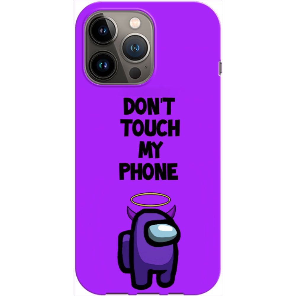 Husa Apple iPhone 11 model Among Us Don’t Touch My Phone, Silicon, TPU, Viceversa