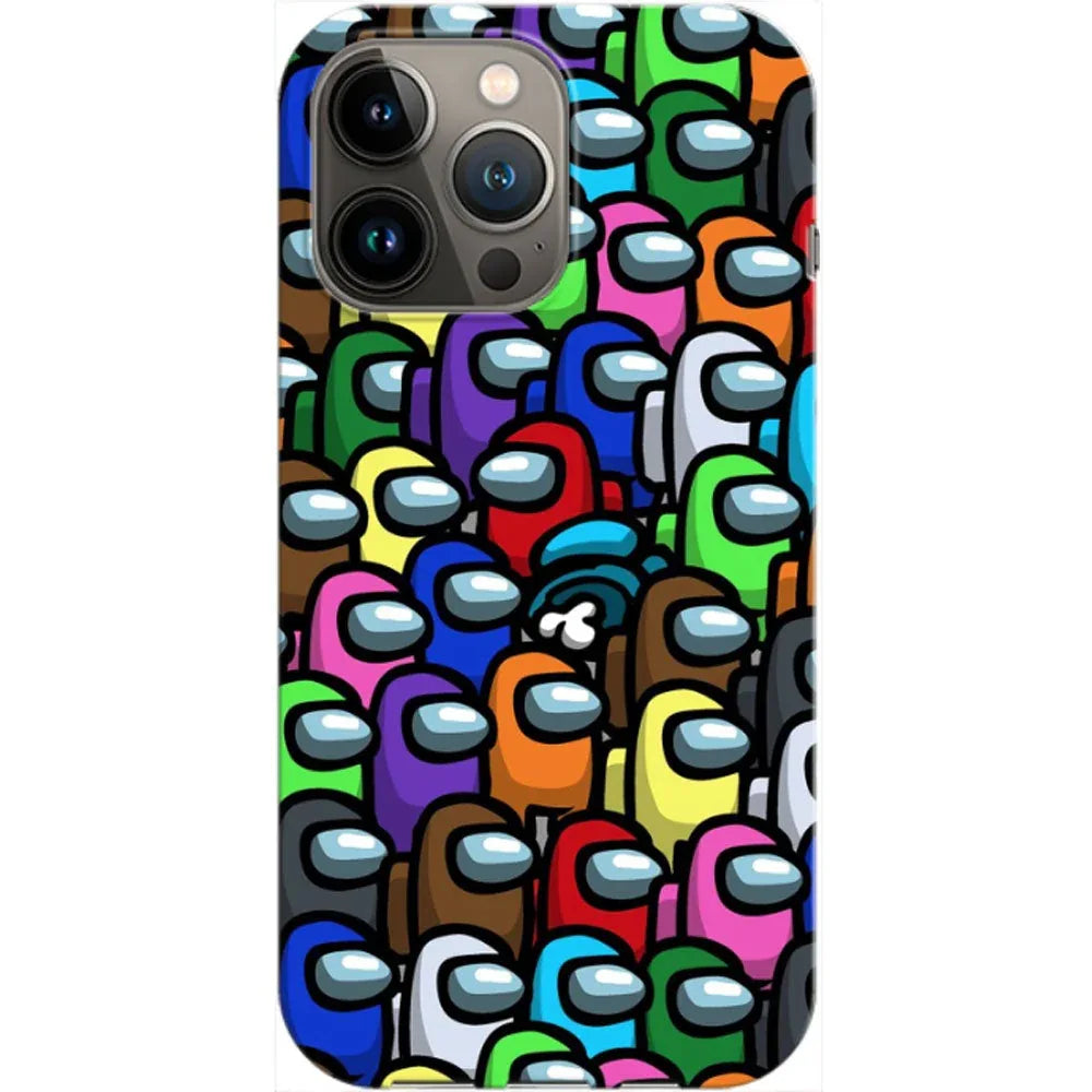 Husa Apple iPhone 12 / iPhone 12 Pro model Among Us Red is sus, Silicon, TPU, Viceversa - Viceversa