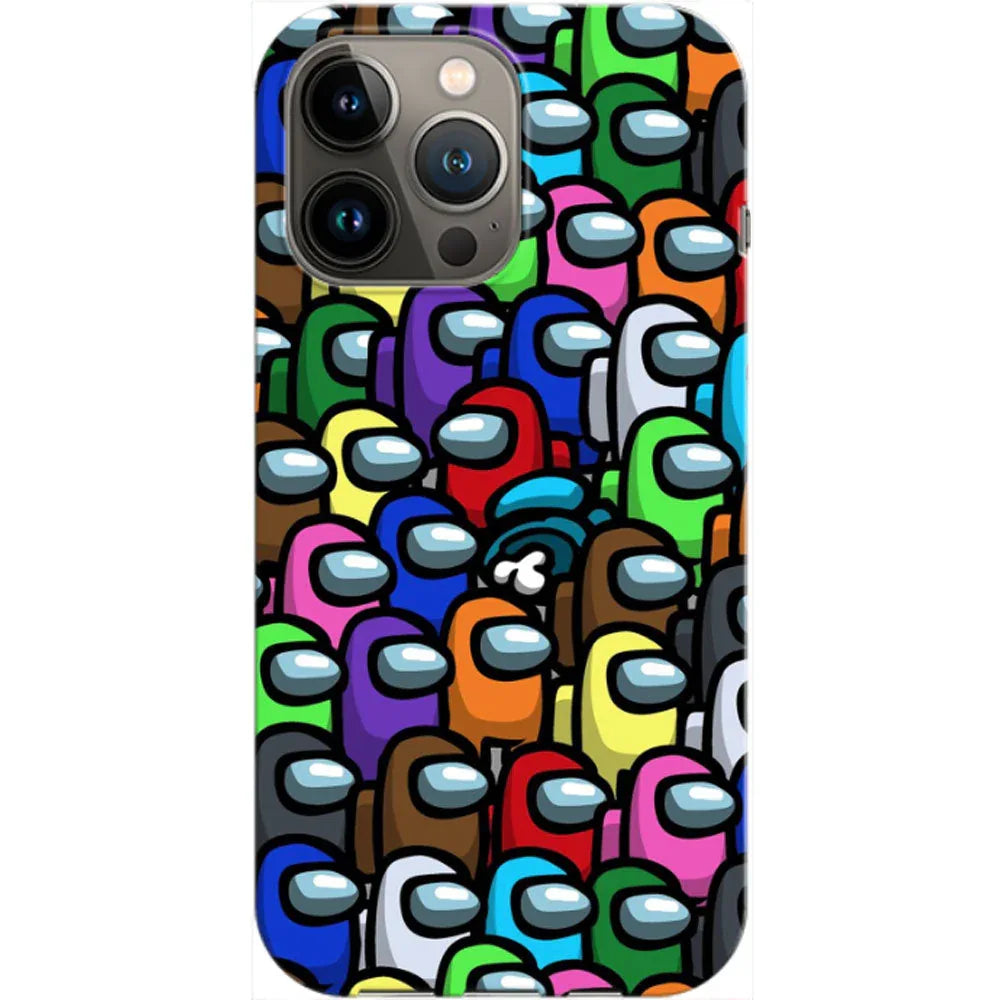 Husa compatibila cu Apple iPhone 14 Pro Max model Among Us Red is sus, Silicon, TPU, Viceversa - Viceversa