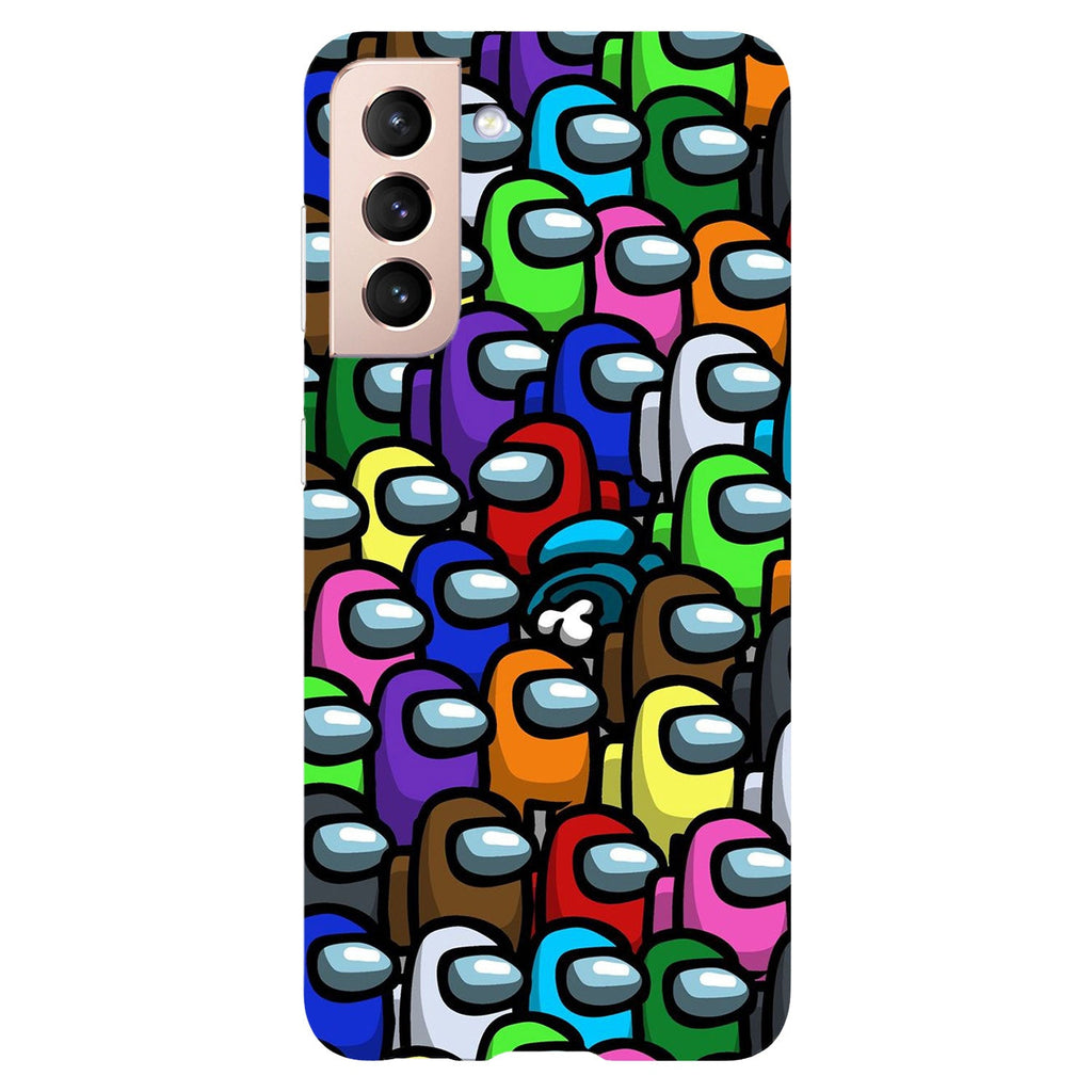 Husa Samsung Galaxy S21 FE model Among Us Red is sus, Silicon, TPU, Viceversa