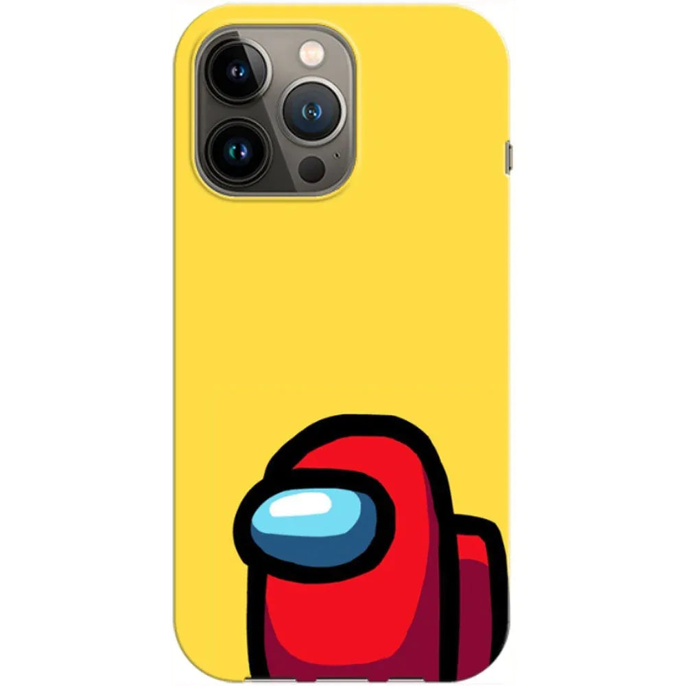 Husa Apple iPhone 12 / iPhone 12 Pro model Among us Red Impostor, Silicon, TPU, Viceversa - Viceversa