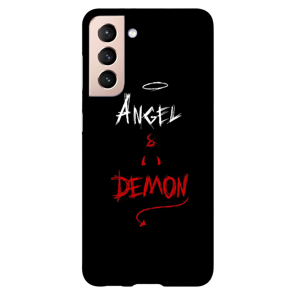 Husa compatibila cu Samsung Galaxy S21 FE model Angel & Demon, Silicon, TPU, Viceversa