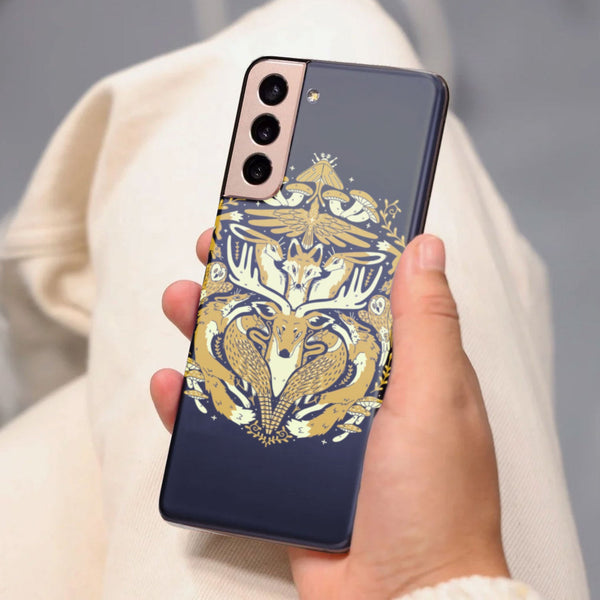 Husa compatibila cu Samsung Galaxy S21 FE model Animal kingdom, Silicon, TPU, Viceversa