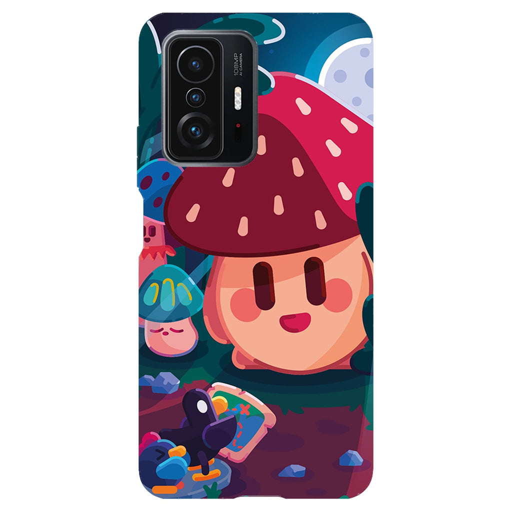 Husa compatibila cu Xiaomi Mi 11 Lite model Anime Mushroom, Silicon, TPU, Viceversa