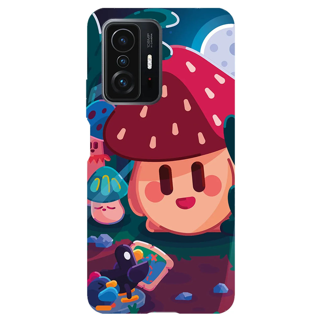 Husa compatibila cu Xiaomi Mi 11T Pro model Anime Mushroom, Silicon, TPU, Viceversa - Viceversa