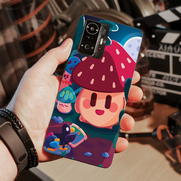 Husa compatibila cu Xiaomi Mi 11 Lite model Anime Mushroom, Silicon, TPU, Viceversa