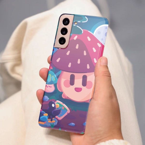 Husa Samsung Galaxy S21 FE model Anime Mushroom, Silicon, TPU, Viceversa