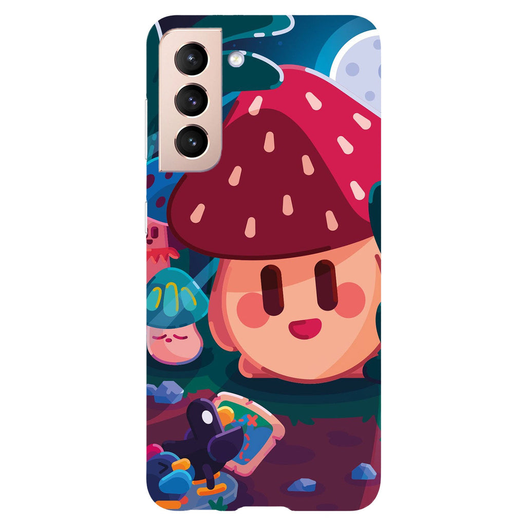 Husa Samsung Galaxy S21 FE model Anime Mushroom, Silicon, TPU, Viceversa