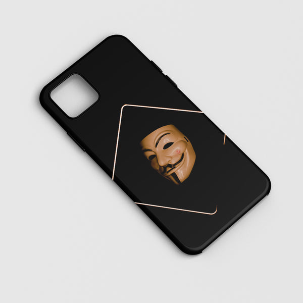 Husa compatibila cu Apple iPhone 13 model Anonymus mask, Silicon, TPU, Viceversa