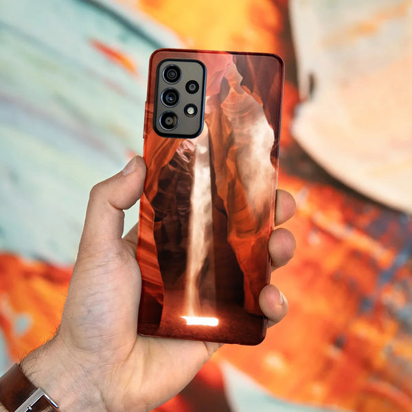 Husa compatibila cu Samsung Galaxy A53 5G model Antelope Canyon, Silicon, TPU, Viceversa - Viceversa