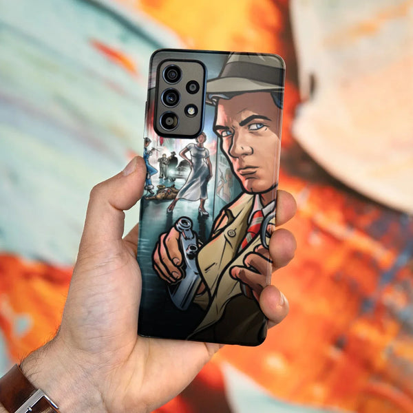 Husa compatibila cu Samsung Galaxy A53 5G model Archer Detective, Silicon, TPU, Viceversa - Viceversa