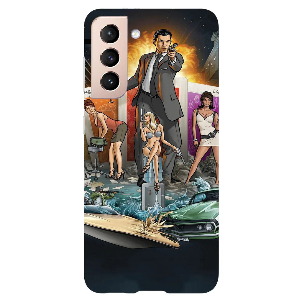 Husa compatibila cu Samsung Galaxy S21 Plus model Archer, Silicon, TPU, Viceversa - Viceversa
