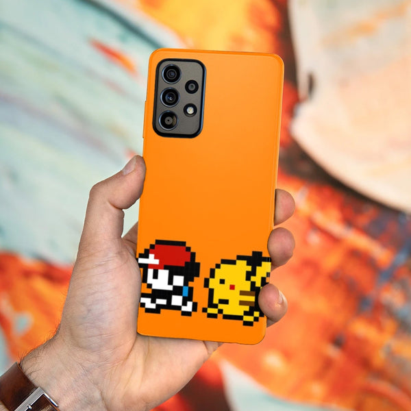 Husa compatibila cu Samsung Galaxy A73 5G model Ash and Pikachiu Pokemon, Silicon, TPU, Viceversa