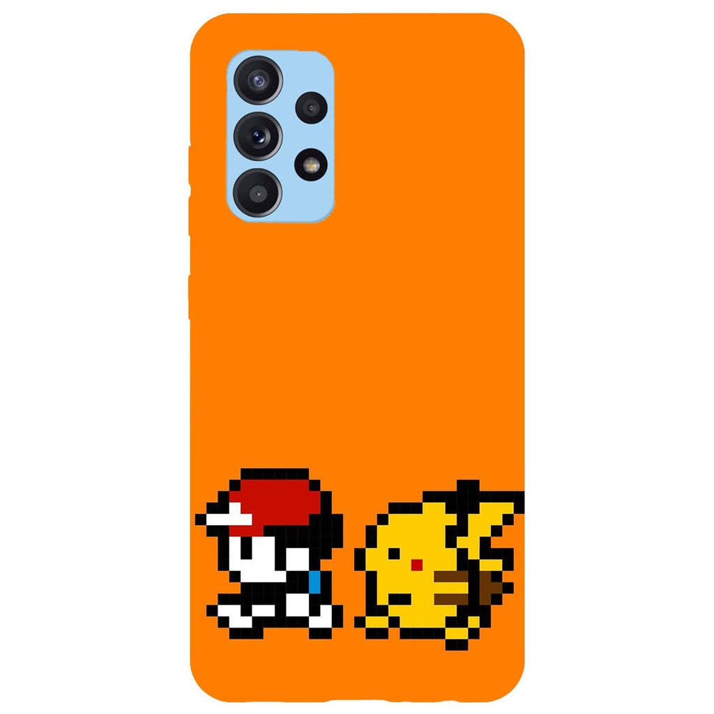 Husa compatibila cu Samsung Galaxy A73 5G model Ash and Pikachiu Pokemon, Silicon, TPU, Viceversa