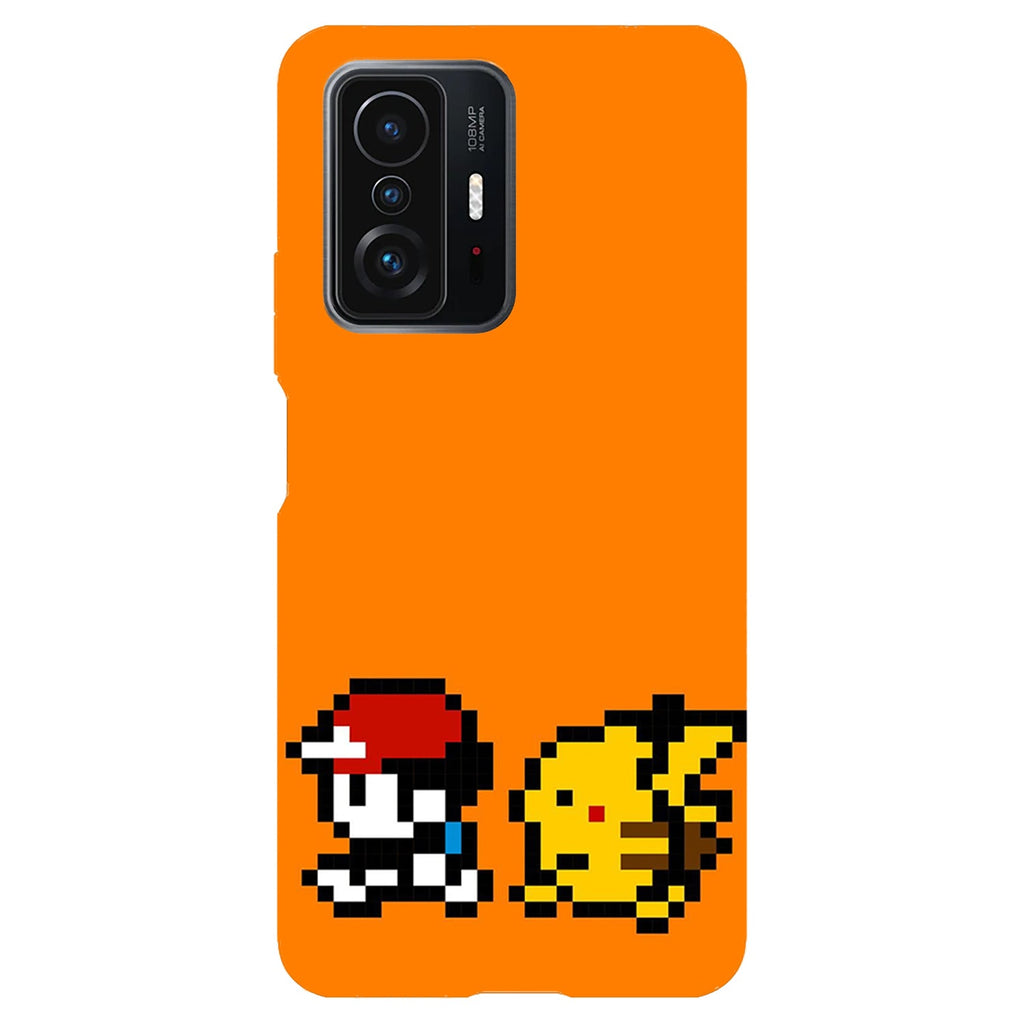 Husa compatibila cu Xiaomi Mi 11 Lite model Ash and Pikachiu Pokemon, Silicon, TPU, Viceversa