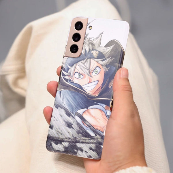 Husa Samsung Galaxy S21 FE model Asta Black Clover, Silicon, TPU, Viceversa