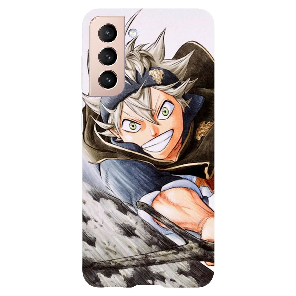 Husa Samsung Galaxy S21 FE model Asta Black Clover, Silicon, TPU, Viceversa