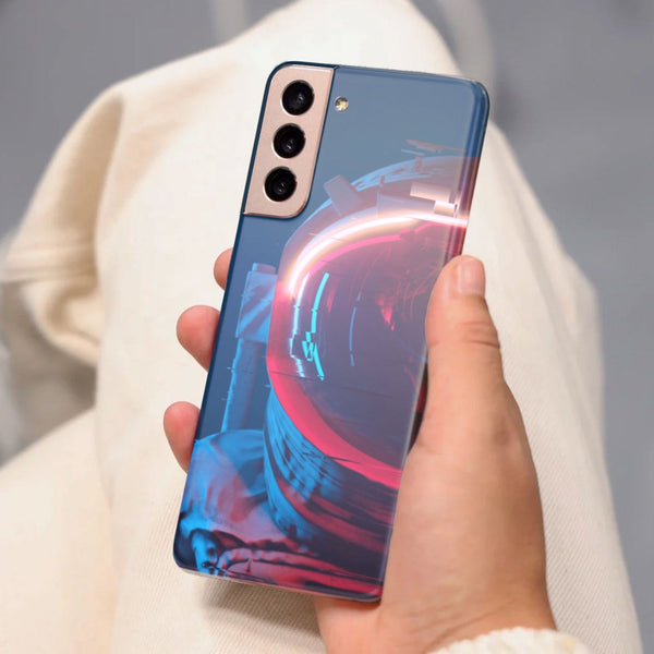 Husa compatibila cu Samsung Galaxy S21 FE model Astronaut, Silicon, TPU, Viceversa