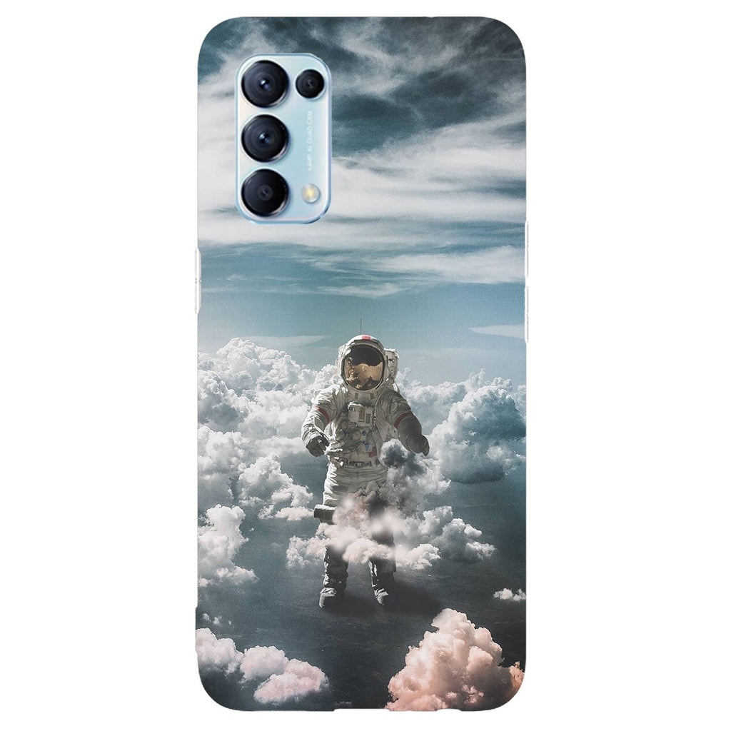 Husa compatibila cu Oppo Reno 5 4G model Astronaut, Silicon, TPU, Viceversa