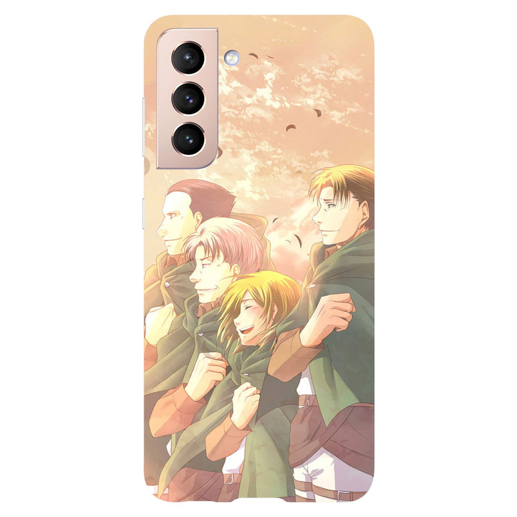 Husa Samsung Galaxy S21 FE model Attack on Titan Squad, Silicon, TPU, Viceversa