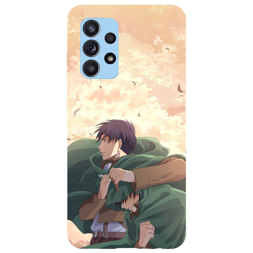 Husa compatibila cu Samsung Galaxy A73 5G model Attack on Titan, Silicon, TPU, Viceversa