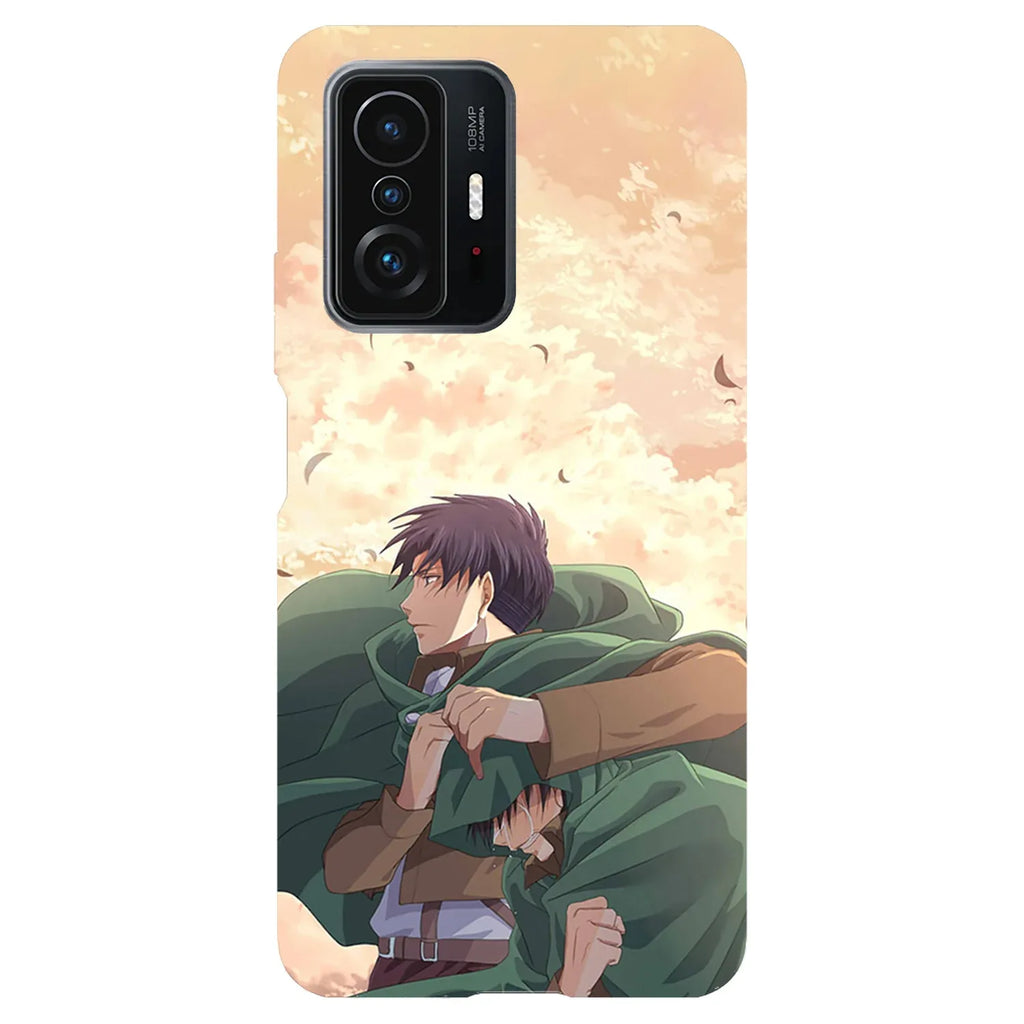 Husa compatibila cu Xiaomi Mi 11T Pro model Attack on Titan, Silicon, TPU, Viceversa - Viceversa