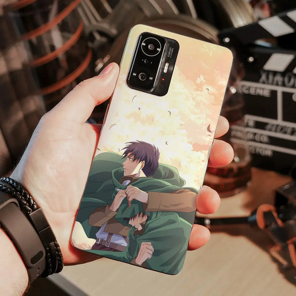 Husa compatibila cu Xiaomi Mi 11T Pro model Attack on Titan, Silicon, TPU, Viceversa - Viceversa