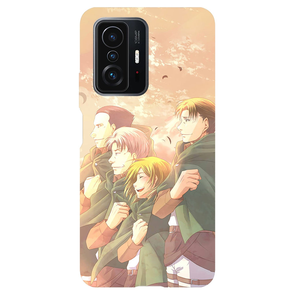 Husa compatibila cu Xiaomi Mi 11 Lite model Attack on Titan Squad, Silicon, TPU, Viceversa