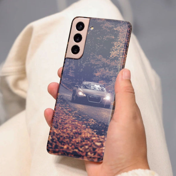 Husa Samsung Galaxy S21 FE model Audi in Autumn road, Silicon, TPU, Viceversa