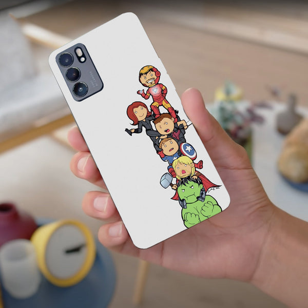 Husa compatibila cu Oppo Reno 5 4G model Avengers Assemble, Silicon, TPU, Viceversa