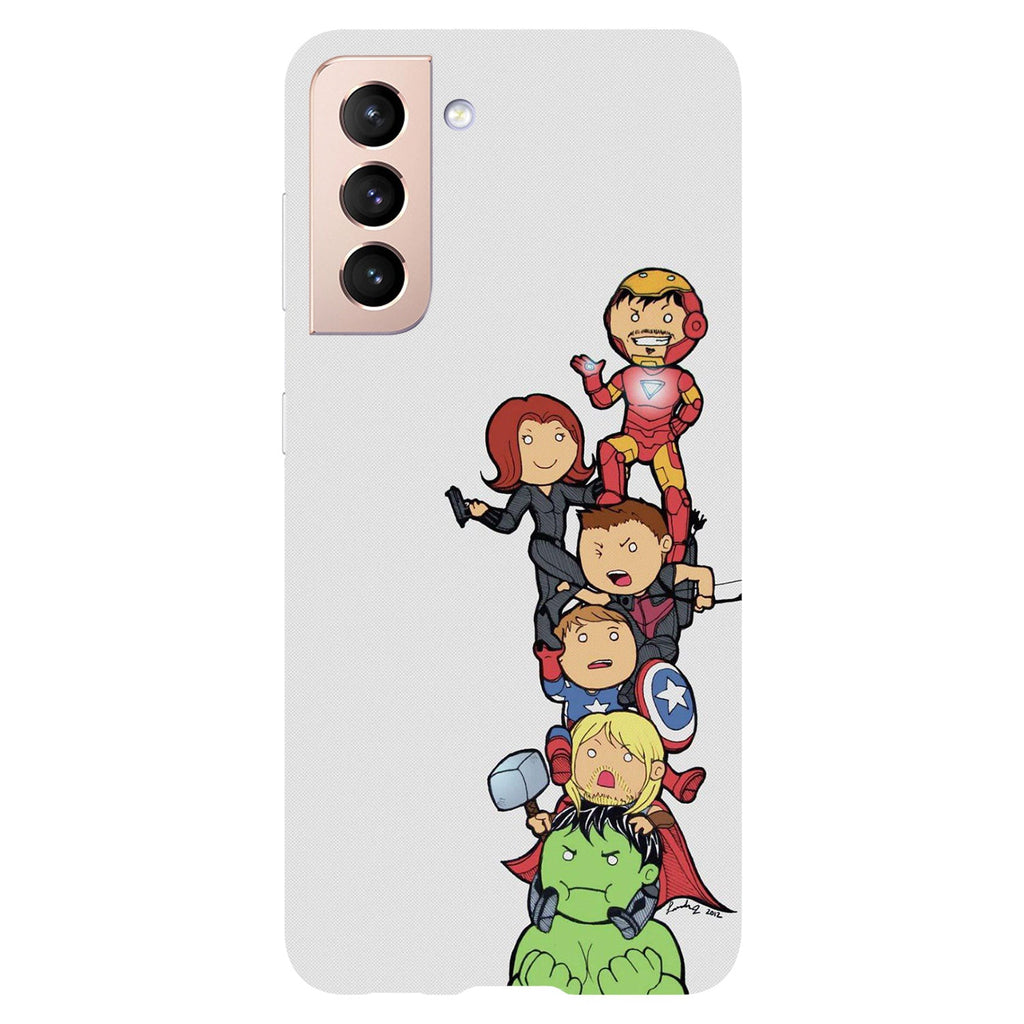 Husa Samsung Galaxy S21 FE model Avengers Assemble, Silicon, TPU, Viceversa