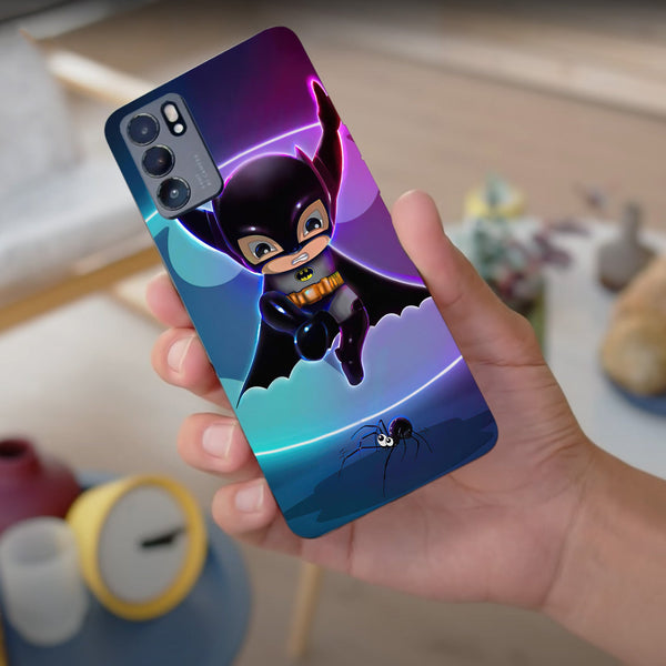 Husa compatibila cu Oppo Reno 5 4G model Baby Batman, Silicon, TPU, Viceversa