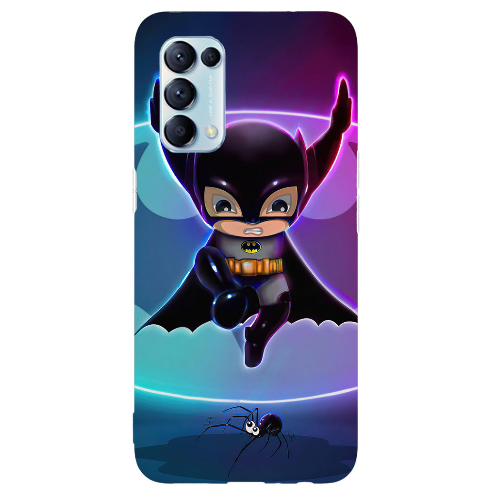Husa compatibila cu Oppo Reno 5 4G model Baby Batman, Silicon, TPU, Viceversa