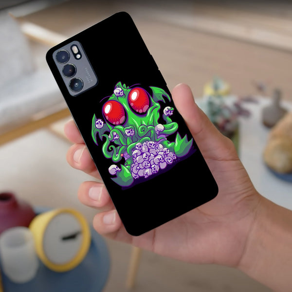 Husa compatibila cu Oppo Reno 5 4G model Baby Cthulu, Silicon, TPU, Viceversa
