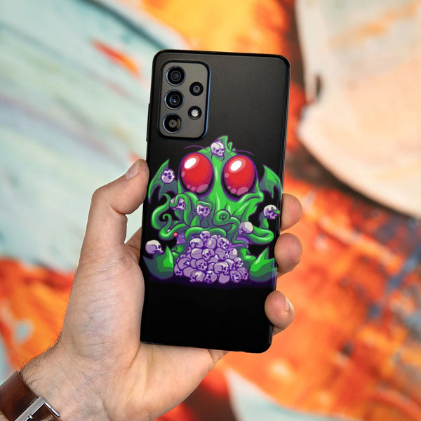 Husa compatibila cu Samsung Galaxy A73 5G model Baby Cthulu, Silicon, TPU, Viceversa