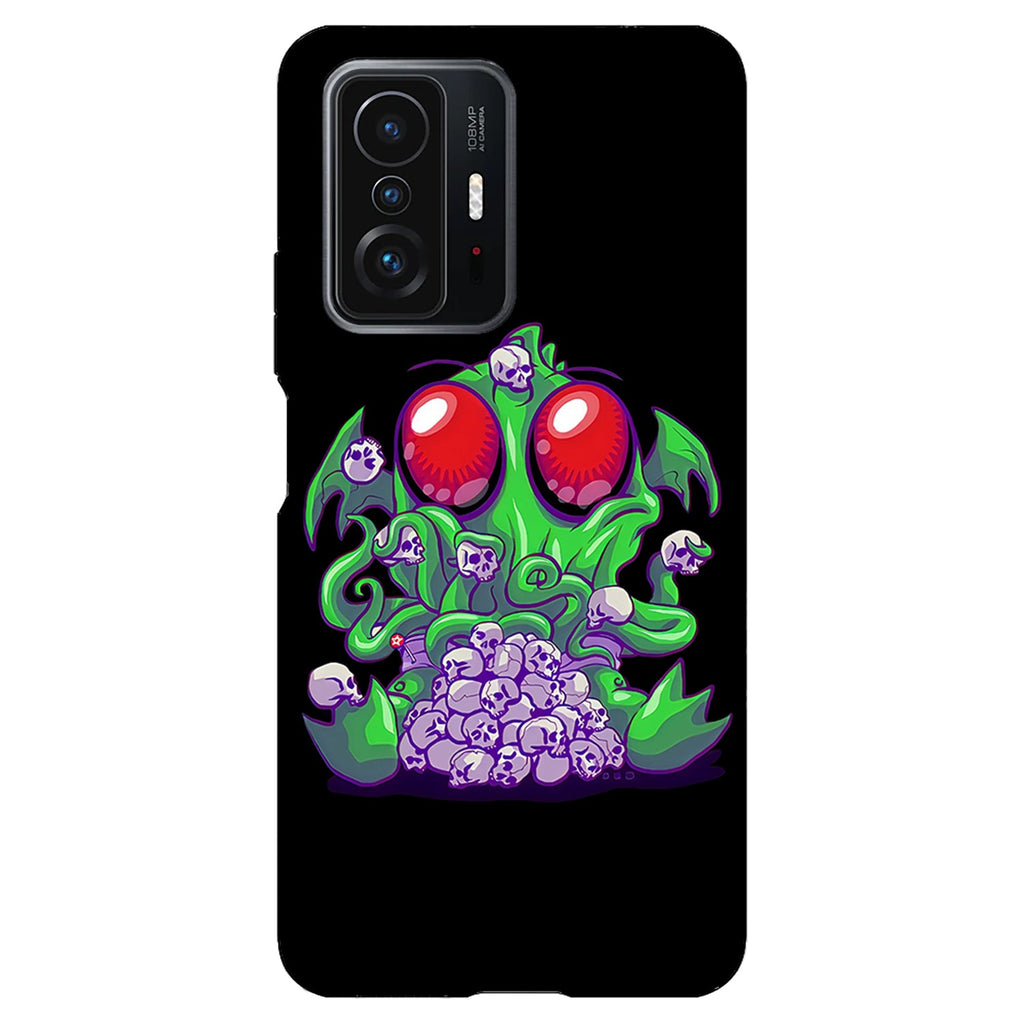 Husa compatibila cu Xiaomi Mi 11 Lite model Baby Cthulu, Silicon, TPU, Viceversa